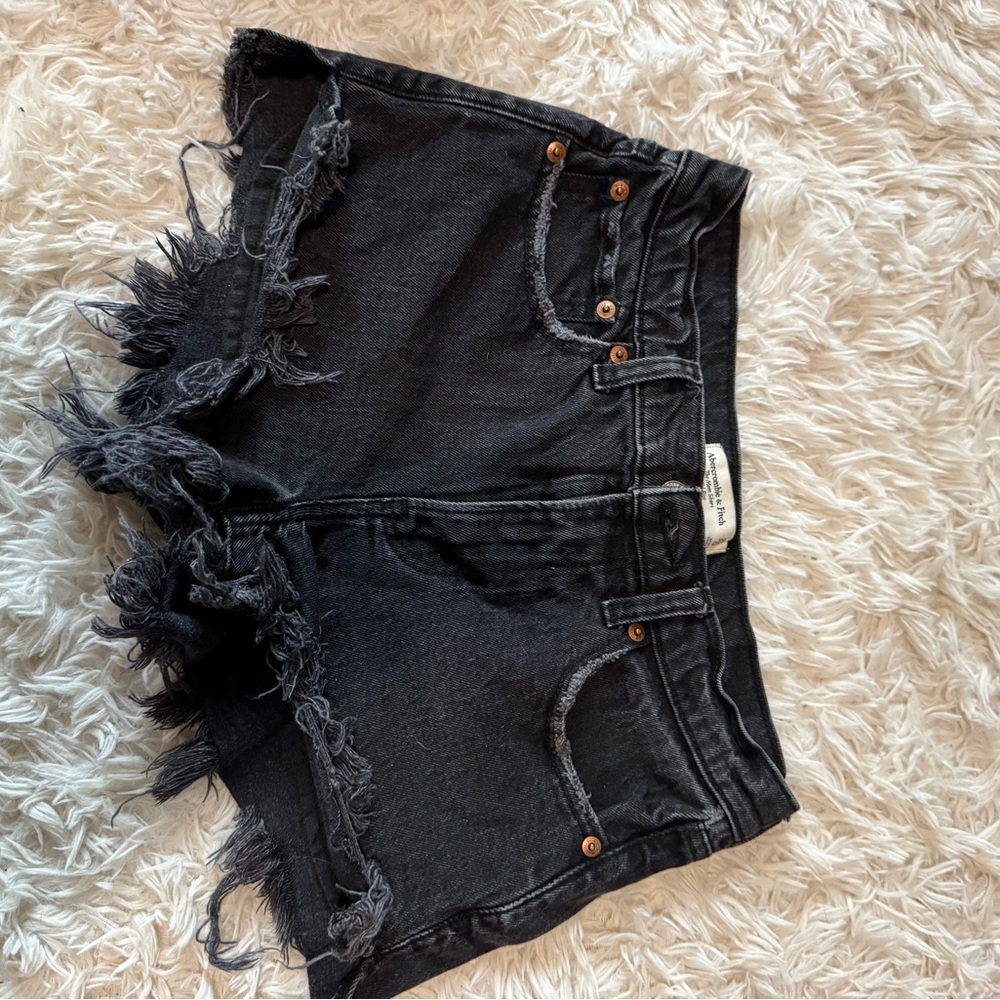 Abercrombie & Fitch Denim Mom Shorts